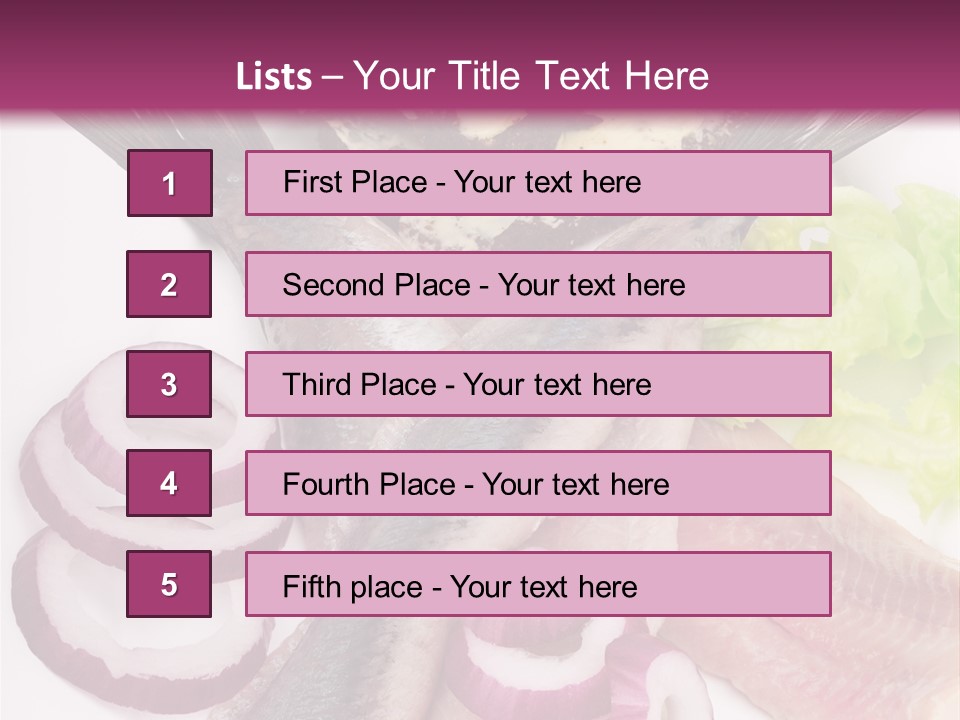 Portion Vegetable Green PowerPoint Template