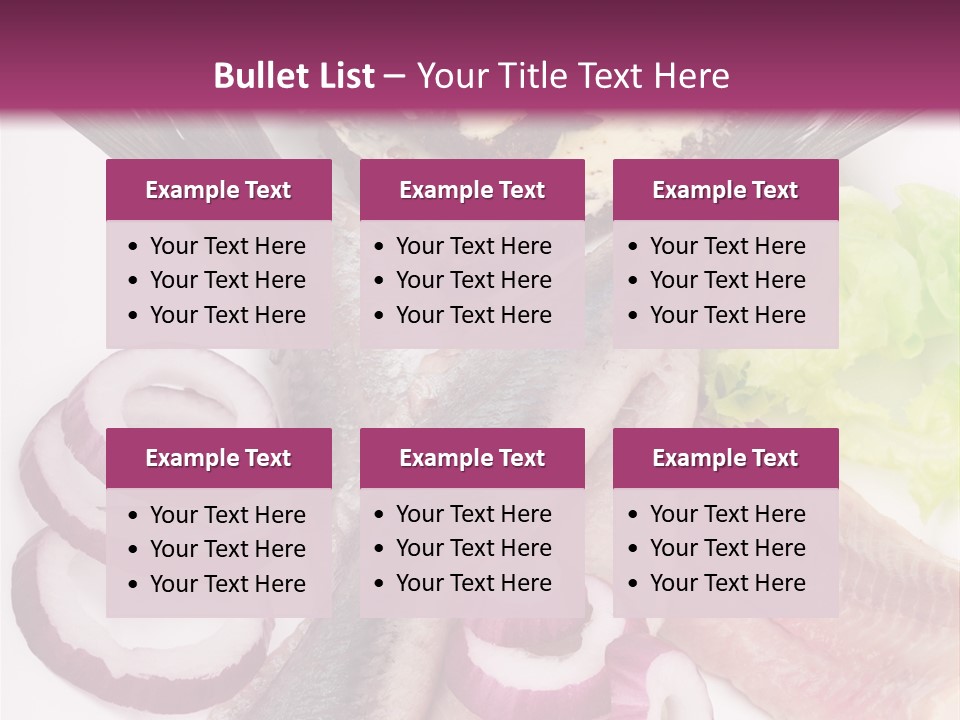 Portion Vegetable Green PowerPoint Template