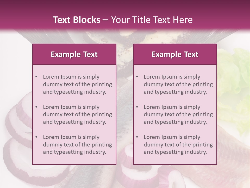 Portion Vegetable Green PowerPoint Template
