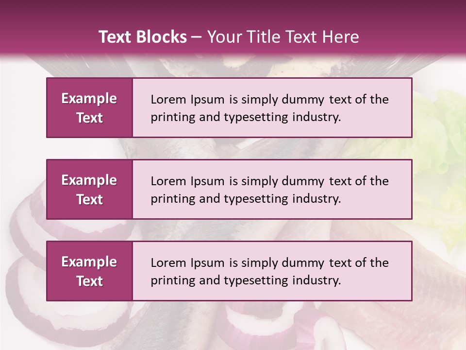 Portion Vegetable Green PowerPoint Template