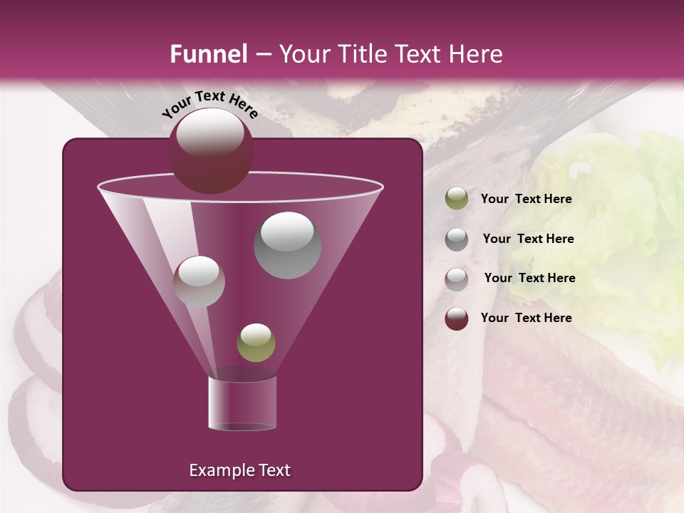 Portion Vegetable Green PowerPoint Template