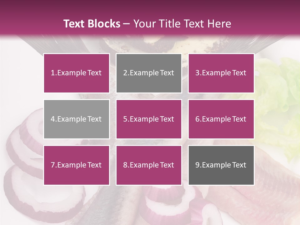 Portion Vegetable Green PowerPoint Template