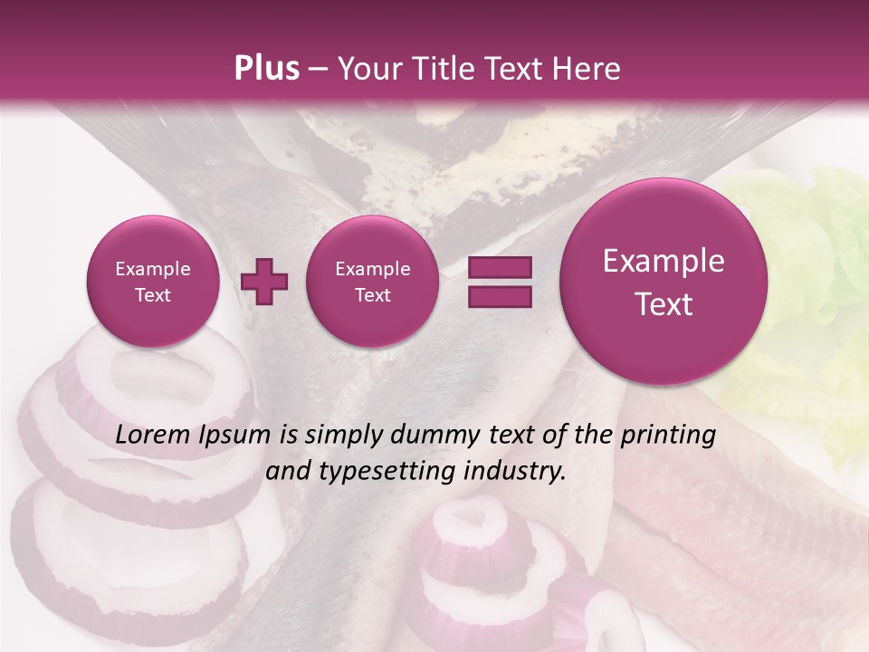 Portion Vegetable Green PowerPoint Template