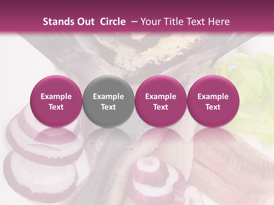 Portion Vegetable Green PowerPoint Template