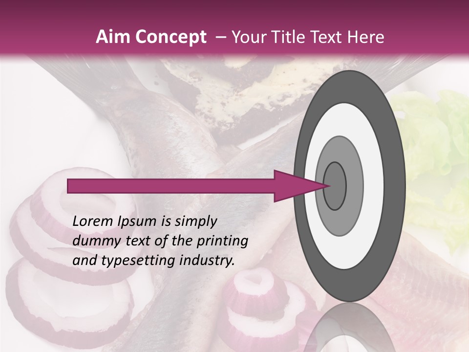 Portion Vegetable Green PowerPoint Template
