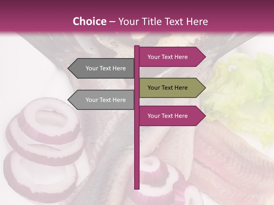 Portion Vegetable Green PowerPoint Template