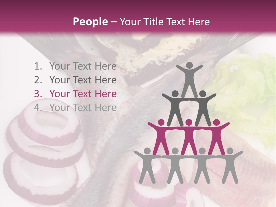 Portion Vegetable Green PowerPoint Template