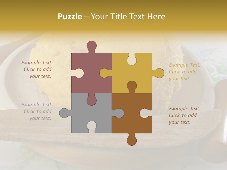 Red Dinner Lunch PowerPoint Template