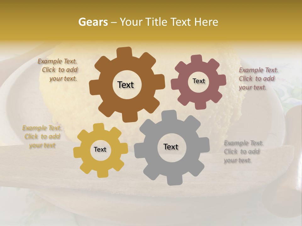 Red Dinner Lunch PowerPoint Template