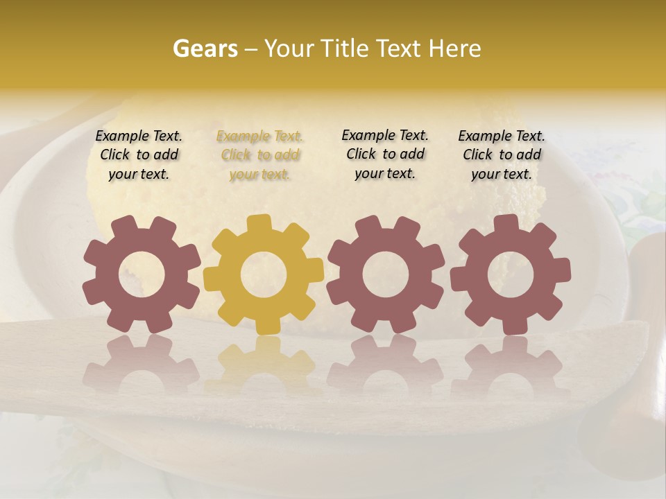 Red Dinner Lunch PowerPoint Template