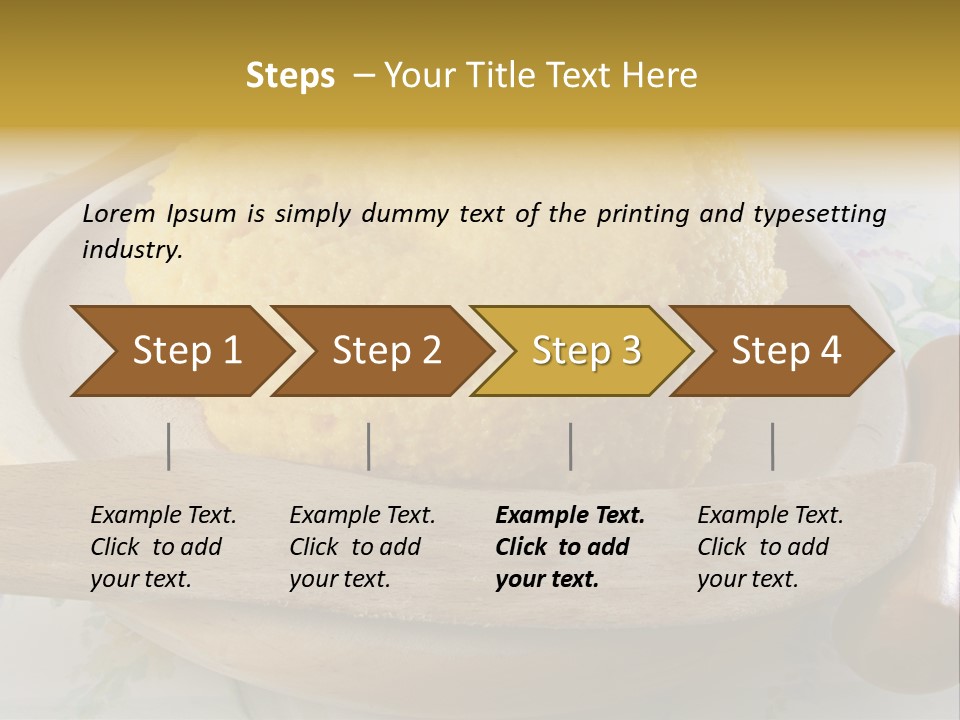 Red Dinner Lunch PowerPoint Template