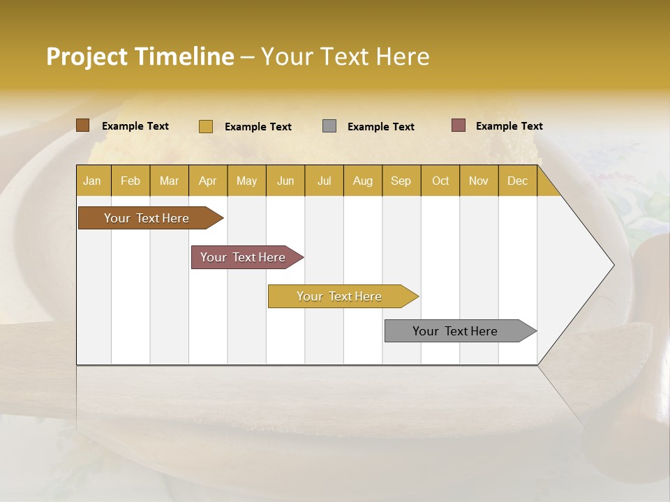 Red Dinner Lunch PowerPoint Template
