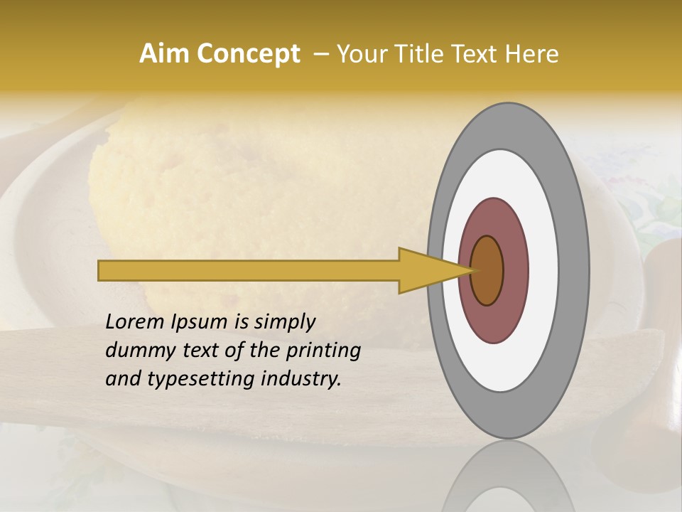 Red Dinner Lunch PowerPoint Template