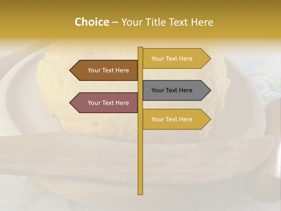 Red Dinner Lunch PowerPoint Template