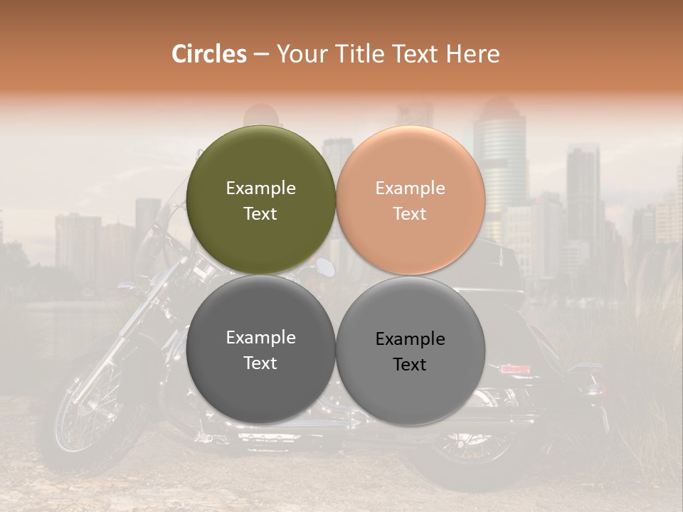 Transport Individuality Biker PowerPoint Template