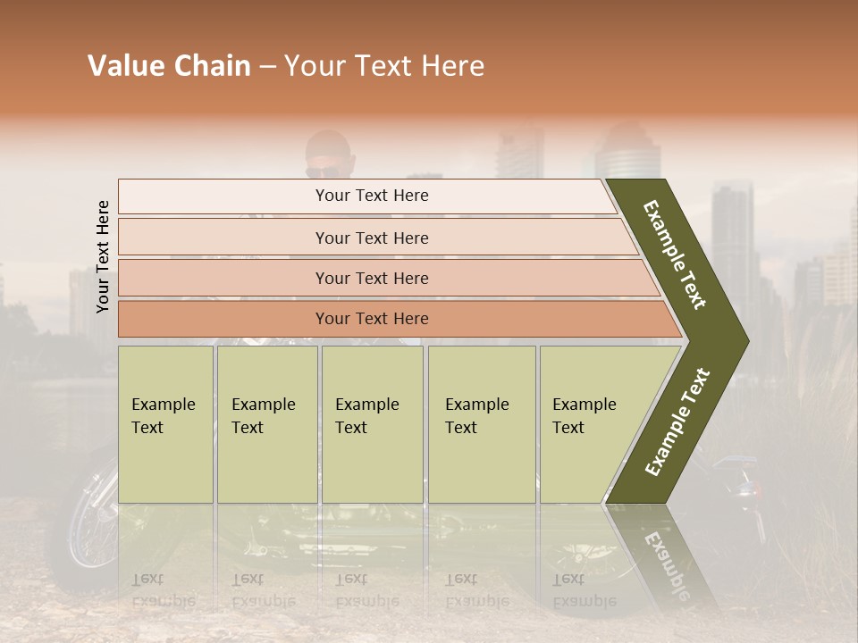 Transport Individuality Biker PowerPoint Template
