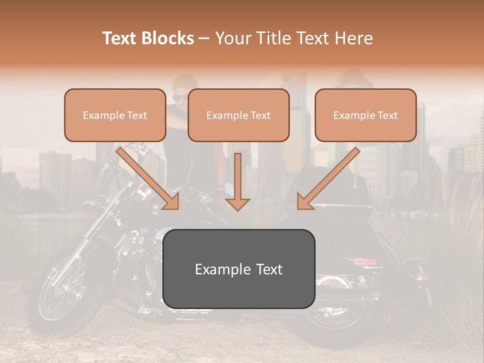 Transport Individuality Biker PowerPoint Template
