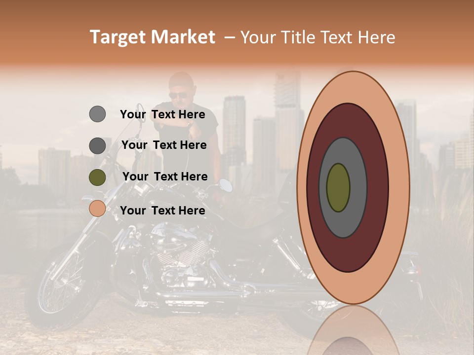 Transport Individuality Biker PowerPoint Template