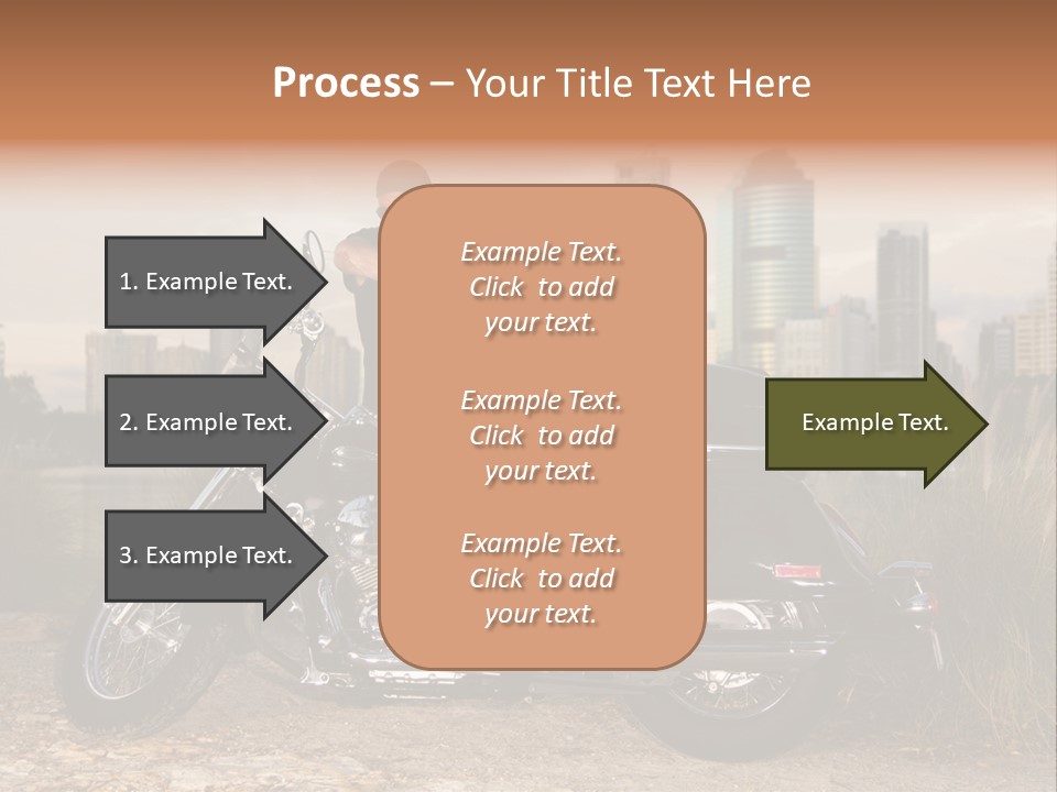Transport Individuality Biker PowerPoint Template