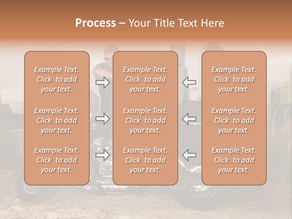 Transport Individuality Biker PowerPoint Template