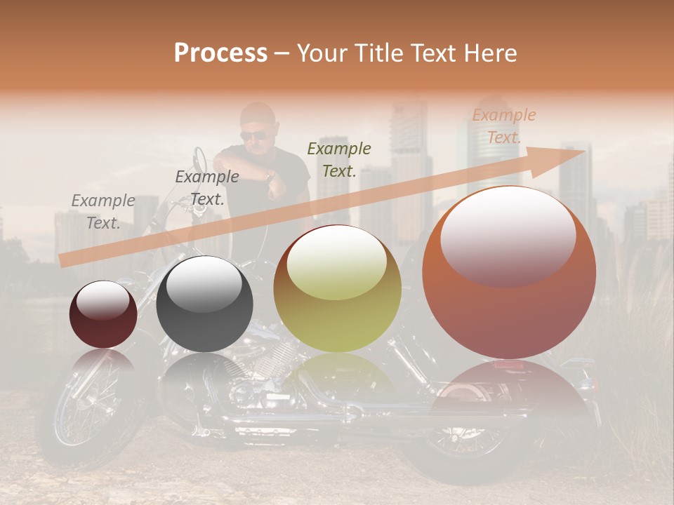 Transport Individuality Biker PowerPoint Template