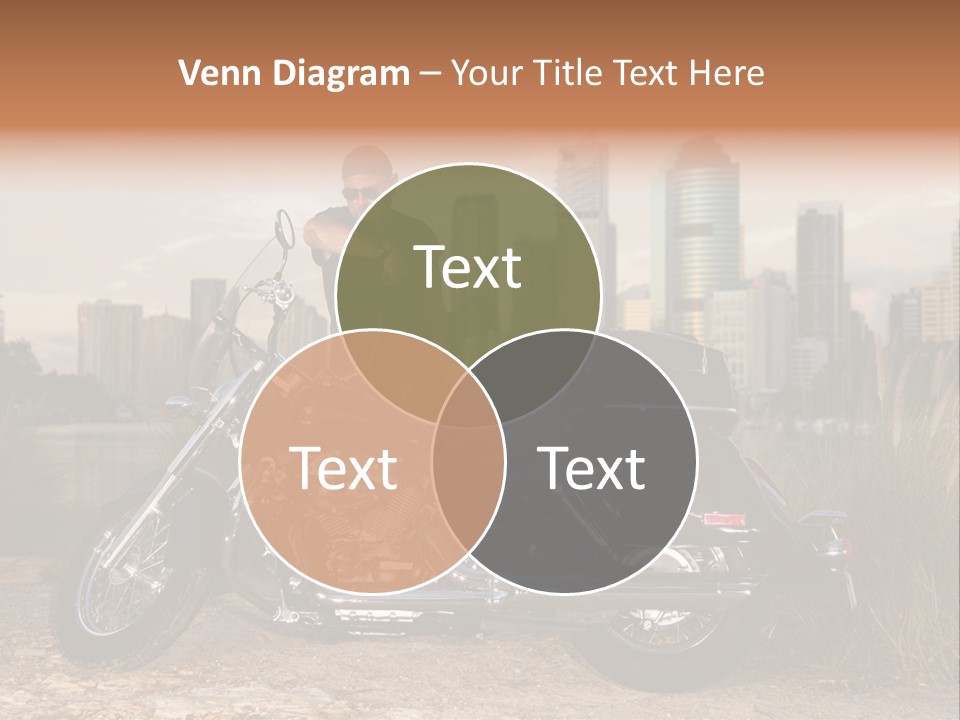 Transport Individuality Biker PowerPoint Template