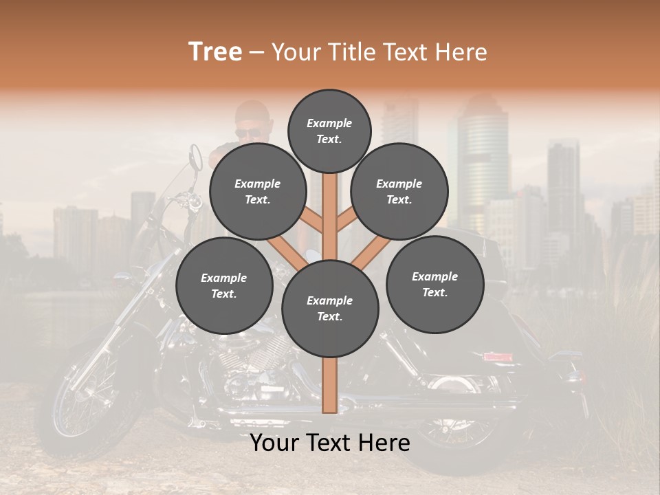 Transport Individuality Biker PowerPoint Template