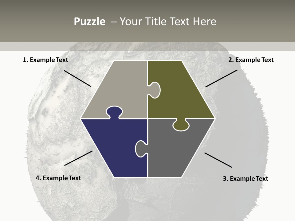 Grunge Barren Waterless PowerPoint Template