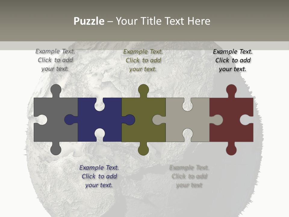 Grunge Barren Waterless PowerPoint Template