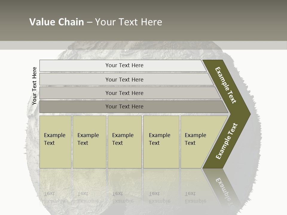 Grunge Barren Waterless PowerPoint Template