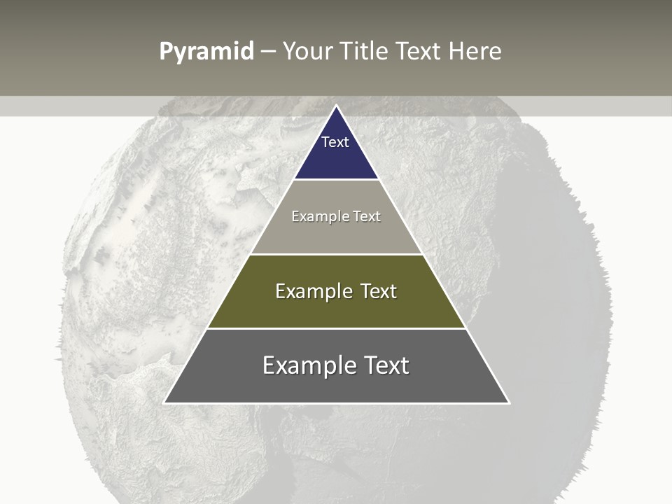 Grunge Barren Waterless PowerPoint Template