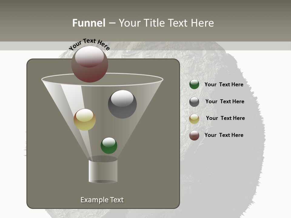 Grunge Barren Waterless PowerPoint Template