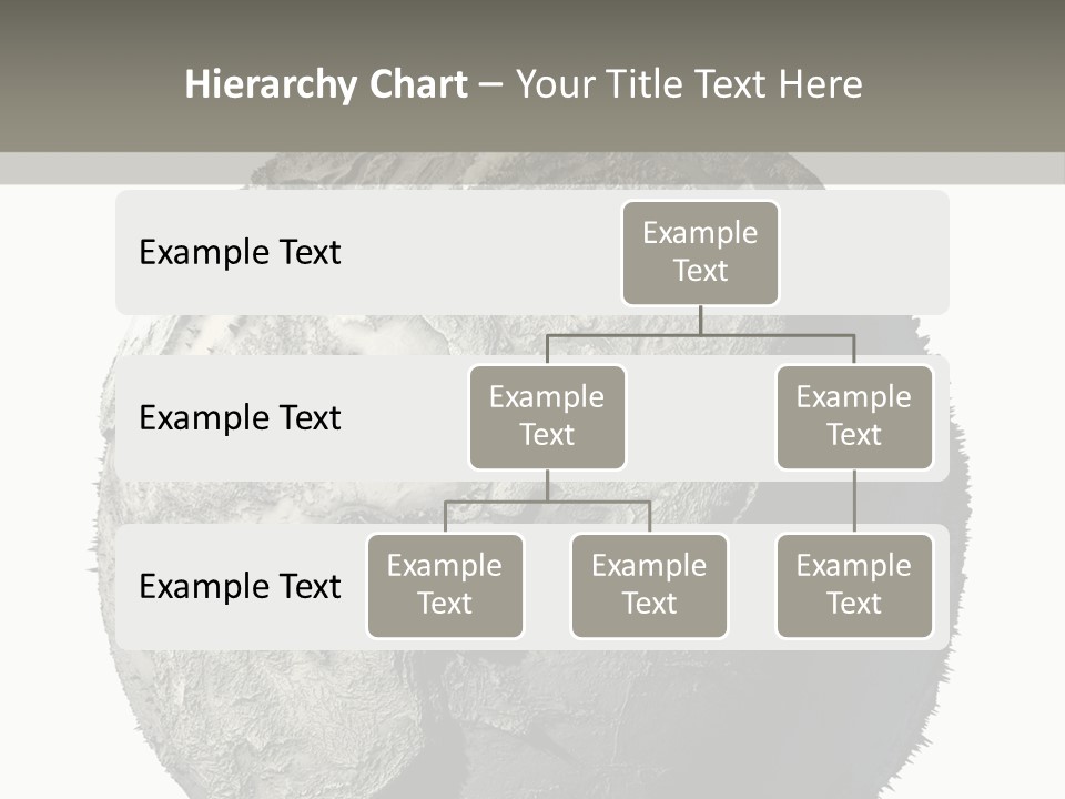 Grunge Barren Waterless PowerPoint Template