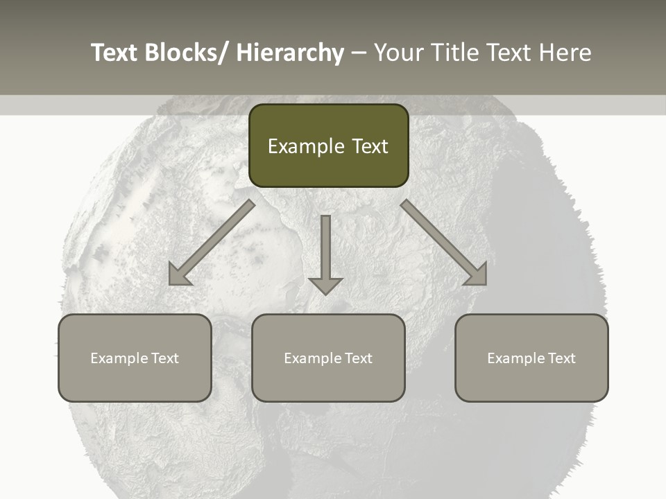 Grunge Barren Waterless PowerPoint Template