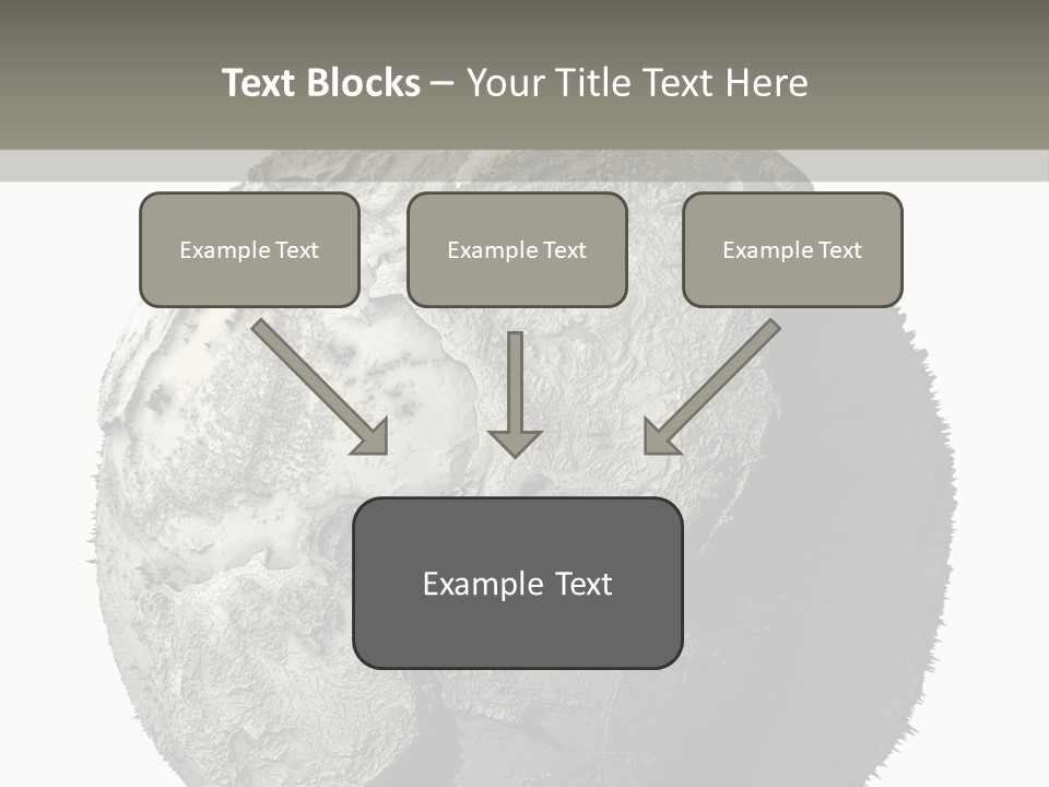 Grunge Barren Waterless PowerPoint Template
