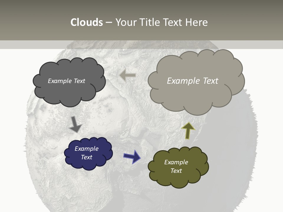 Grunge Barren Waterless PowerPoint Template