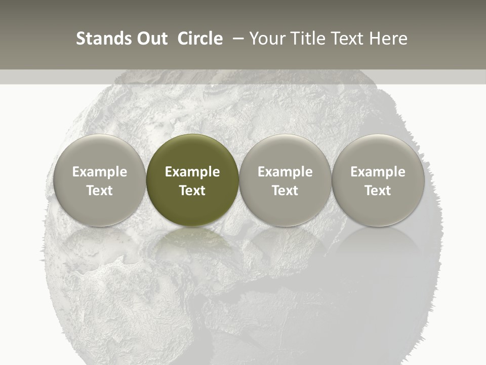 Grunge Barren Waterless PowerPoint Template