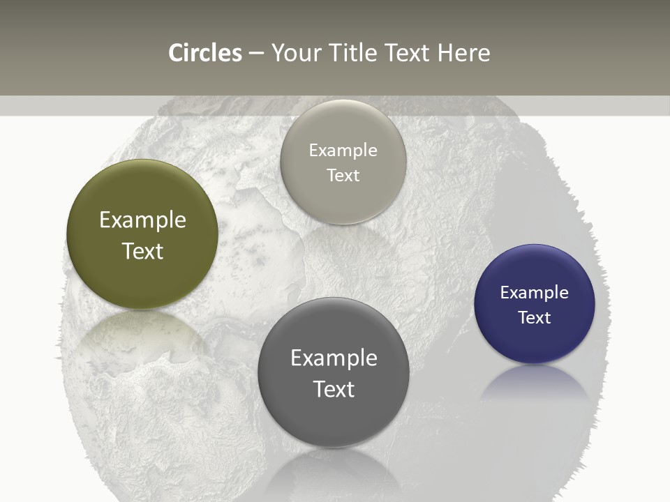 Grunge Barren Waterless PowerPoint Template