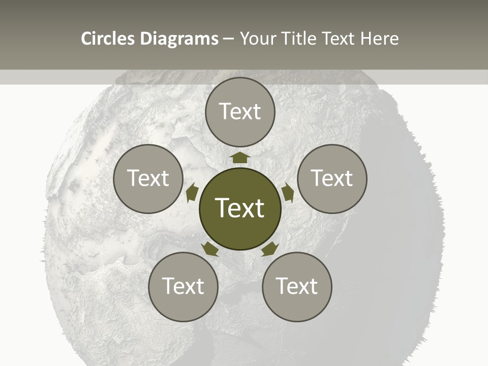 Grunge Barren Waterless PowerPoint Template