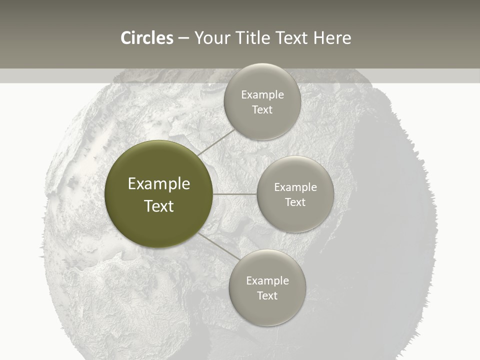 Grunge Barren Waterless PowerPoint Template