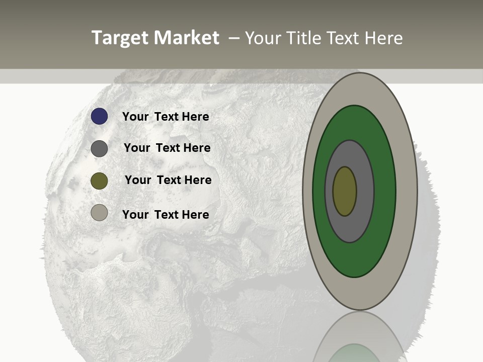 Grunge Barren Waterless PowerPoint Template