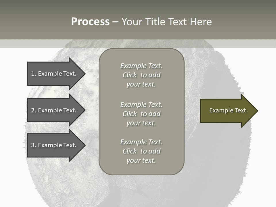 Grunge Barren Waterless PowerPoint Template