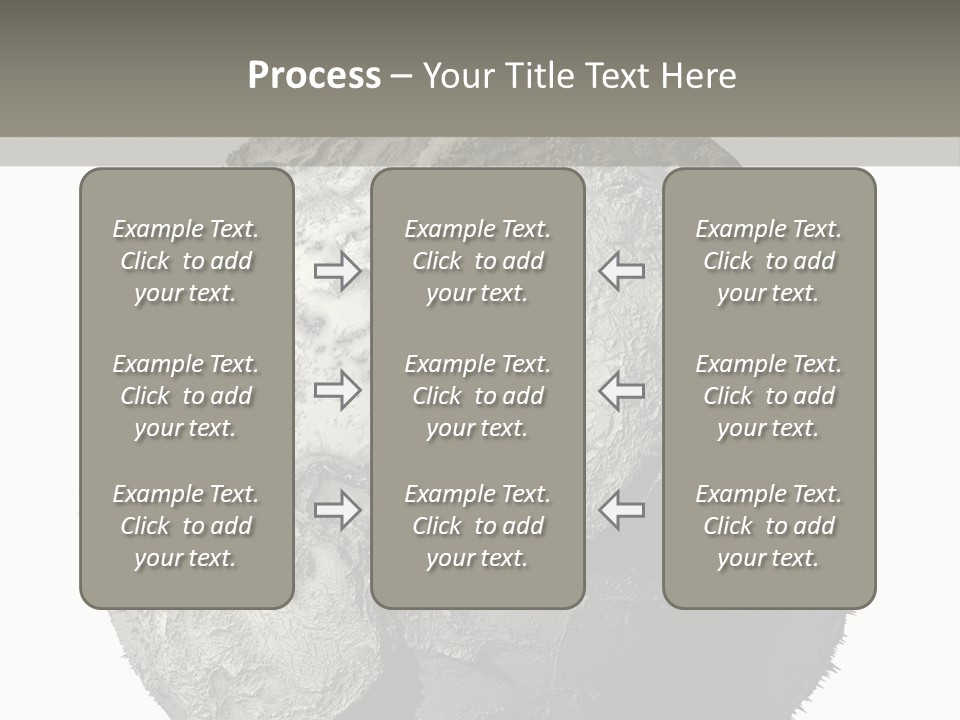 Grunge Barren Waterless PowerPoint Template