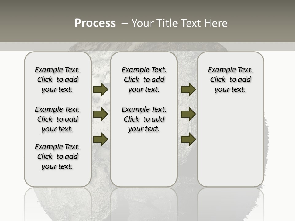 Grunge Barren Waterless PowerPoint Template
