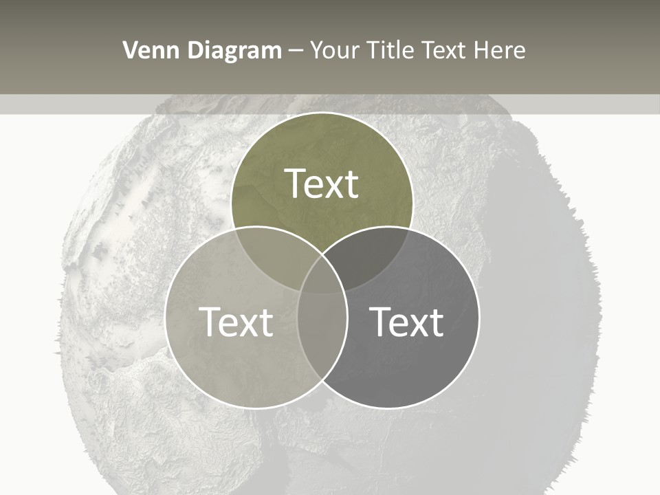 Grunge Barren Waterless PowerPoint Template