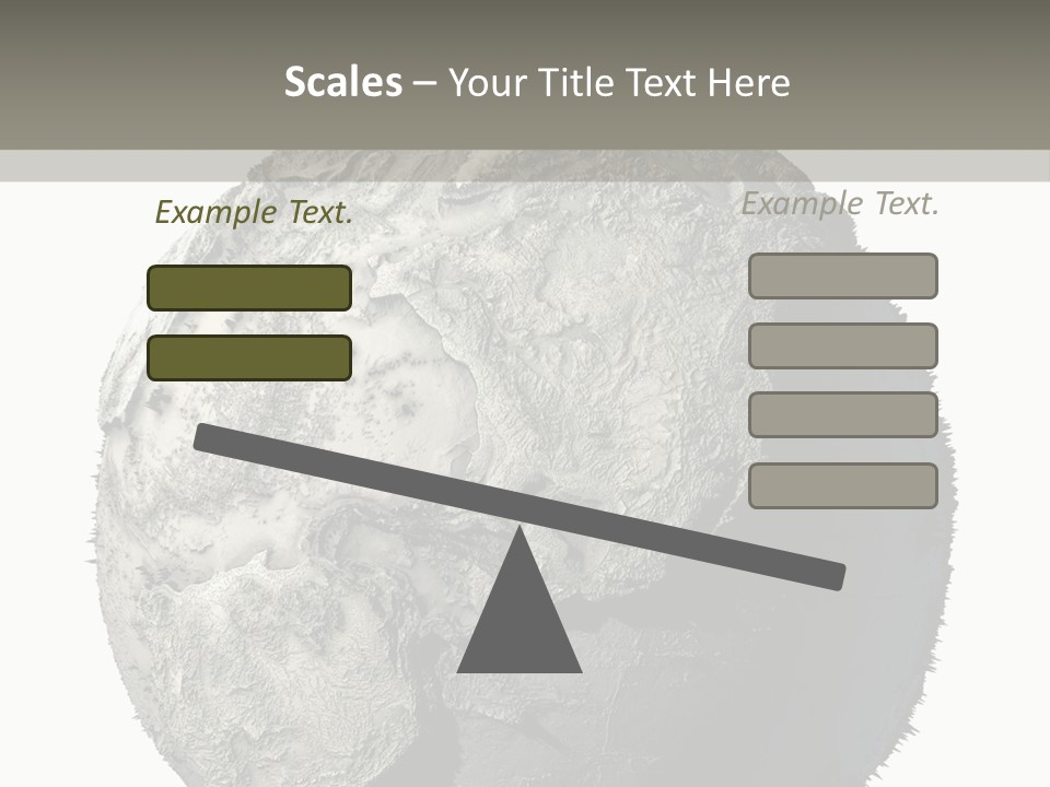 Grunge Barren Waterless PowerPoint Template