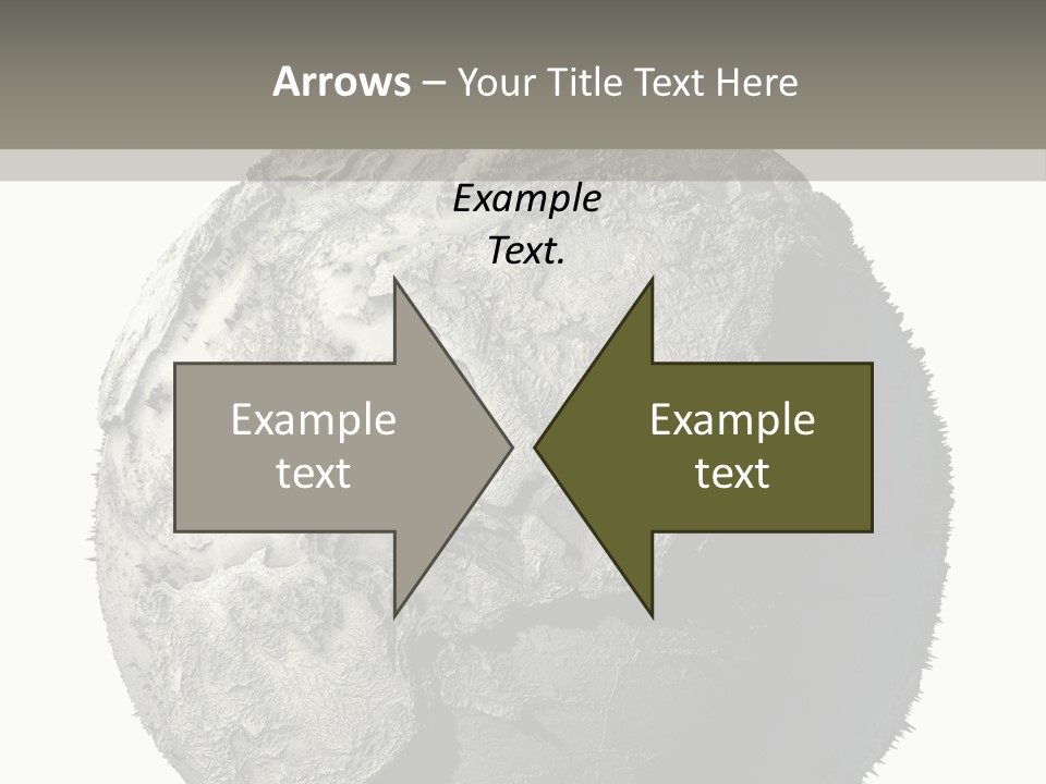 Grunge Barren Waterless PowerPoint Template