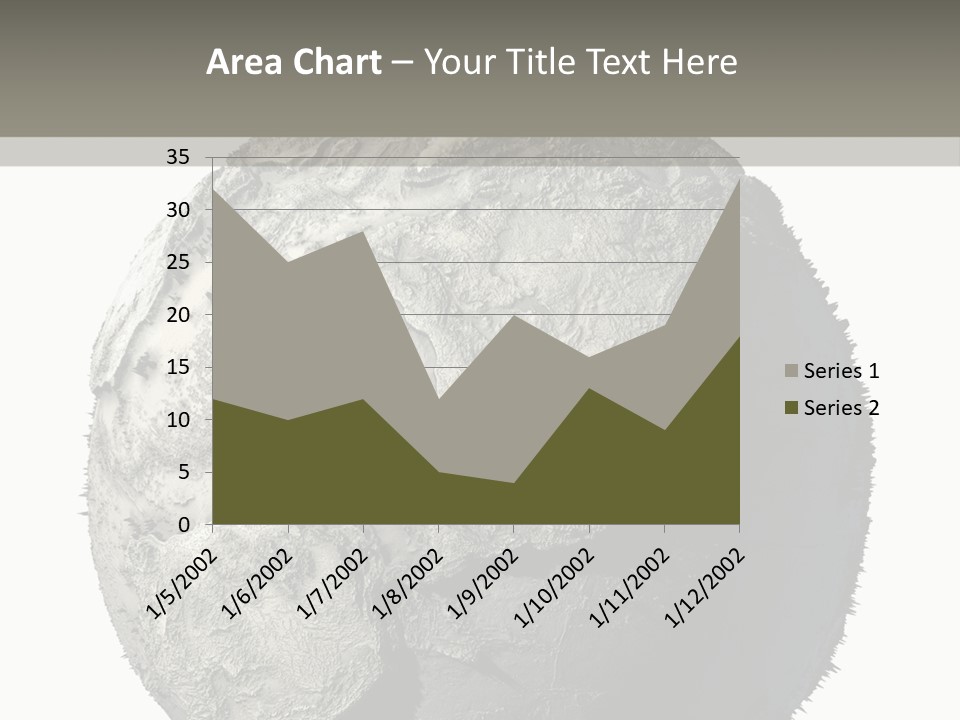 Grunge Barren Waterless PowerPoint Template