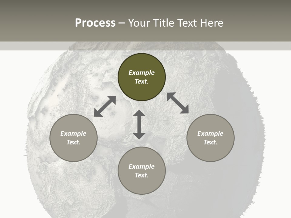 Grunge Barren Waterless PowerPoint Template