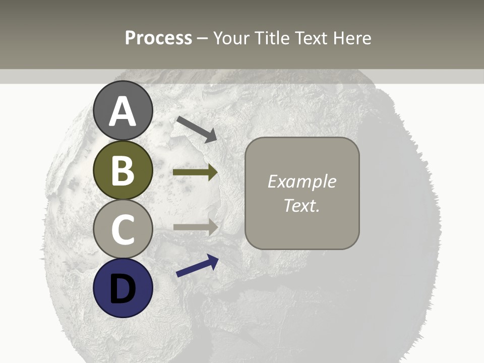 Grunge Barren Waterless PowerPoint Template